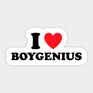 I Love Boygenius Sticker